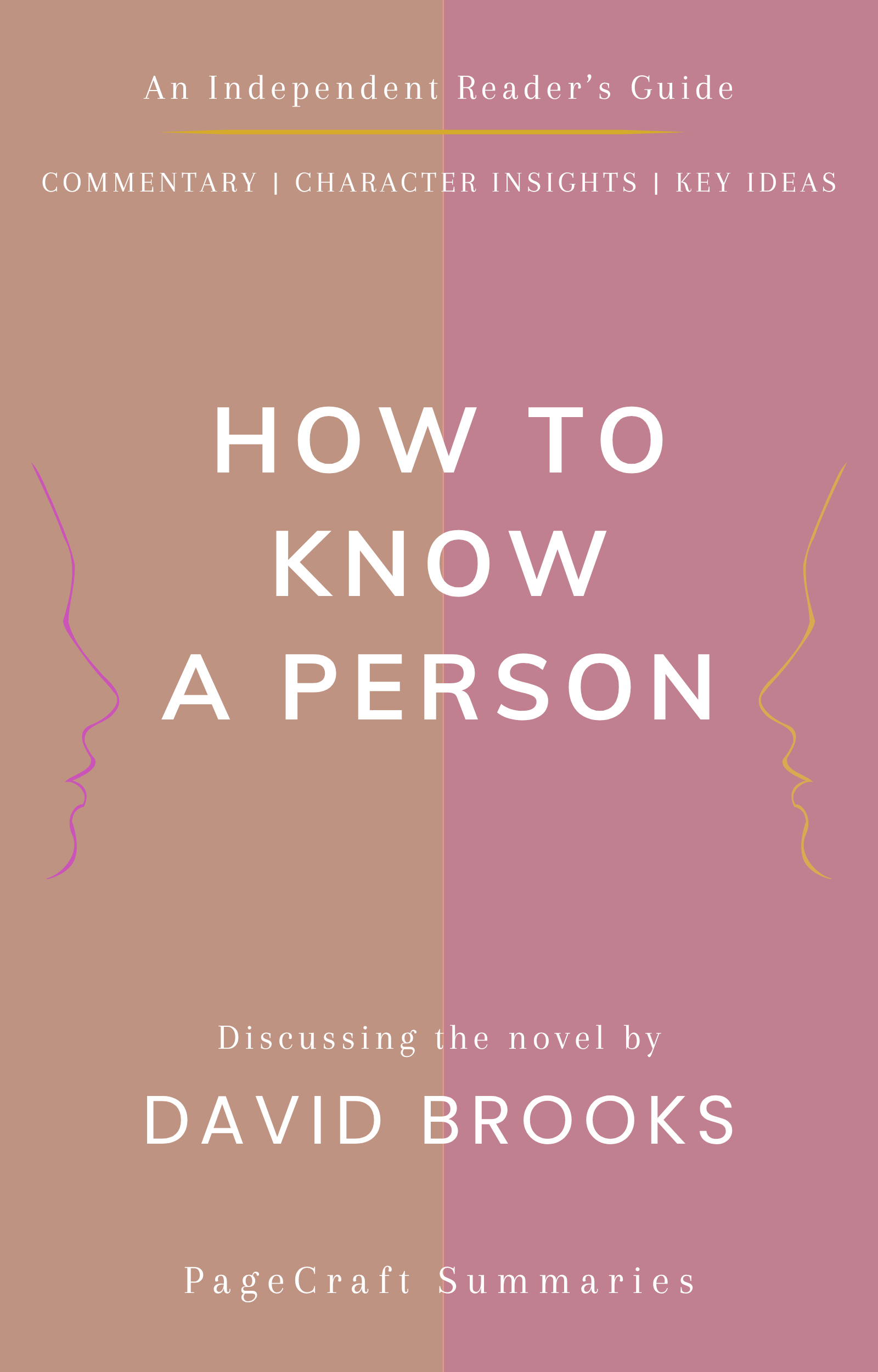 Cover artwork for the PageCraft summary of How to know a person: Key Ideas & Lessons