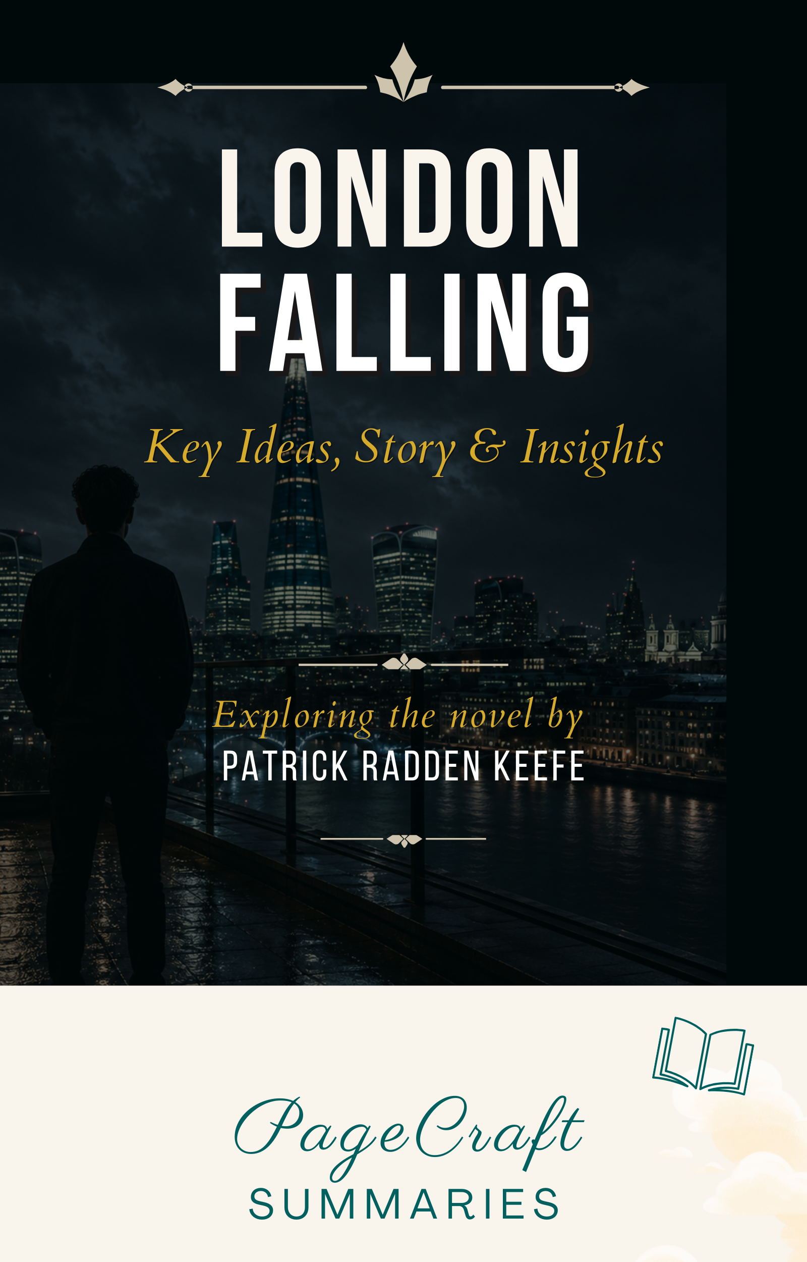 Cover artwork for the PageCraft summary of London Falling: Key Ideas, Insights & Lessons