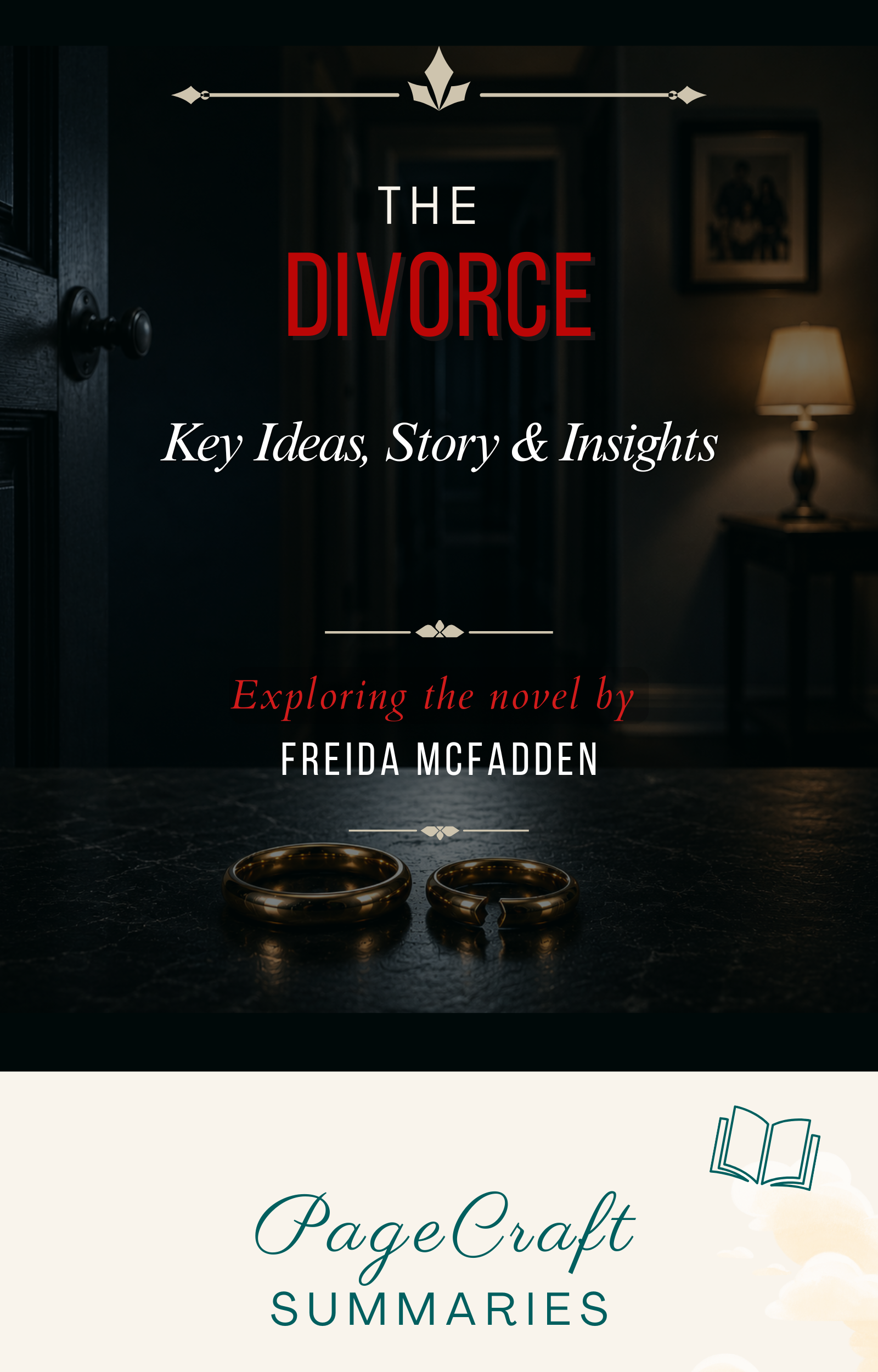 Cover artwork for the PageCraft summary of The Divorce: Key Ideas, Insights & Lessons